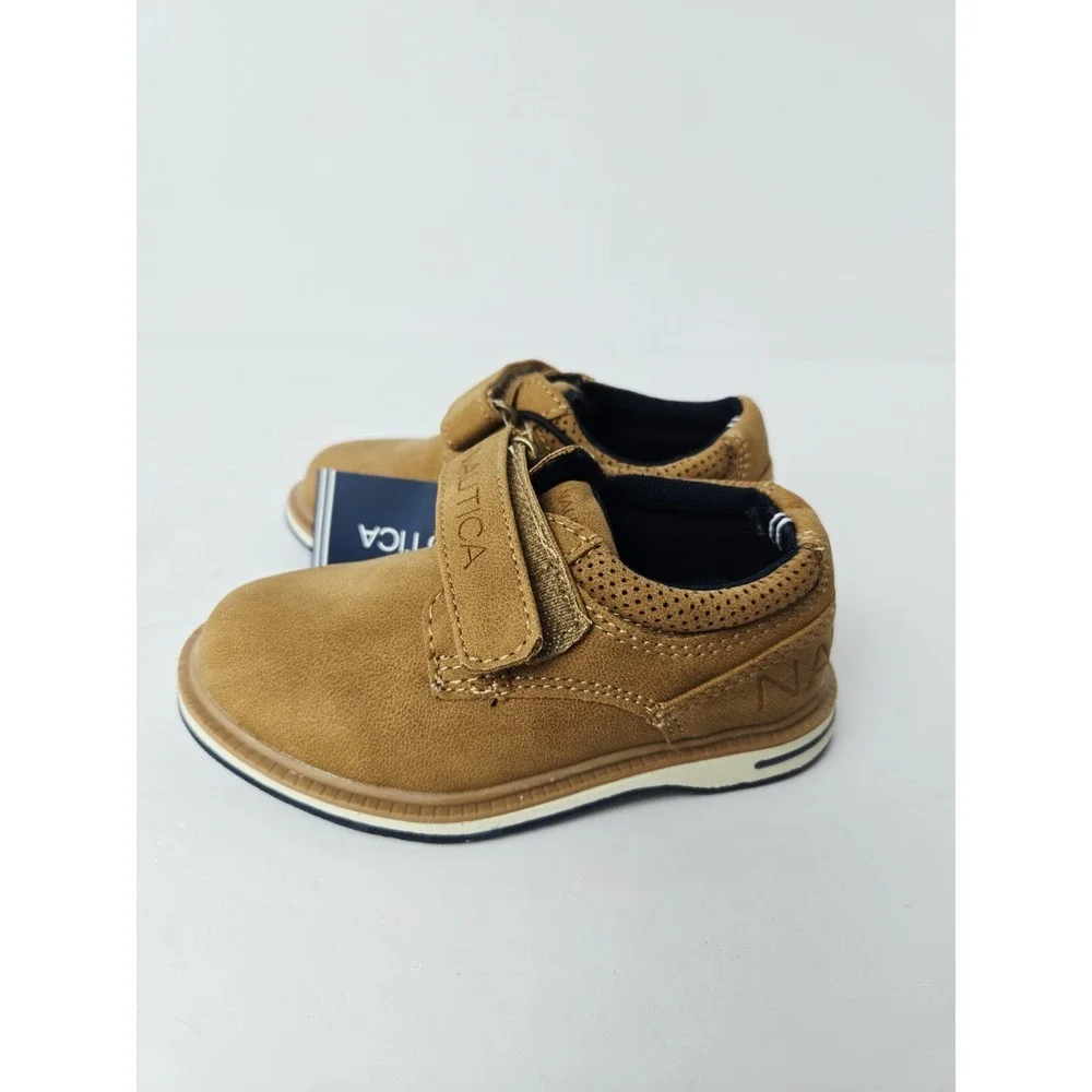 Nautica Toddler Shoes sz 5 tan Madaket 2 NWT
